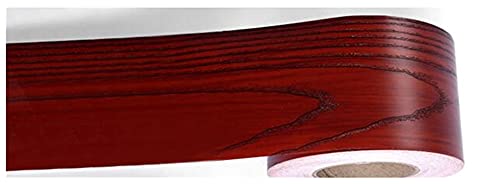 YZWHKJ Wandbordüre Selbstklebend Baseboard Wandaufkleber wasserdicht selbstklebend PVC Sockelleizzeile Marmormuster Holzkornfliesen Türrahmen Tapete(YA10203,10x500cm) von YZWHKJ