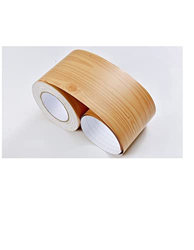 YZWHKJ Wandbordüre Selbstklebend DIY. Selbstklebende Baseboard Boden Kontakt Papier Holz Stil Sockellinie Aufkleber Wasserdichte Vinyl-Taille Linie Wallpaper Wohnkultur(Wood CW) von YZWHKJ