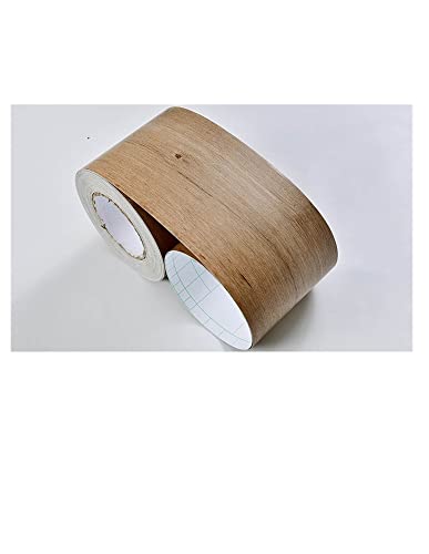 YZWHKJ Wandbordüre Selbstklebend DIY. Selbstklebende Baseboard Boden Kontakt Papier Holz Stil Sockellinie Aufkleber Wasserdichte Vinyl-Taille Linie Wallpaper Wohnkultur(Wood NW) von YZWHKJ