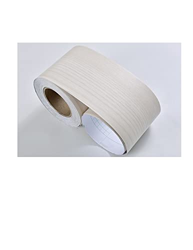 YZWHKJ Wandbordüre Selbstklebend DIY. Selbstklebende Baseboard Bodenaufkleber Holz Stil Sockellinie Wasserdichte Vinyl-Taille Linie Tapete Moderne Aufkleber Wohnkultur(Wood WM,5 Meters) von YZWHKJ