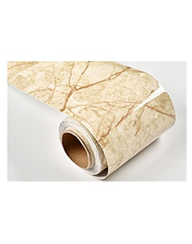 YZWHKJ Wandbordüre Selbstklebend Marmor-Taille Linie Tapete Selbstklebende praktische Wohnzimmer Badezimmer Spiegelmöbel Wasserdichte Taille Baseboard Aufkleber(Marble BNG,10m x 10cm) von YZWHKJ