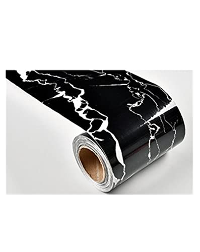 YZWHKJ Wandbordüre Selbstklebend Marmor-Taille Linie Tapete Selbstklebende praktische Wohnzimmer Badezimmer Spiegelmöbel Wasserdichte Taille Baseboard Aufkleber(Marble WTDG,10m x 10cm) von YZWHKJ