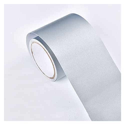 YZWHKJ Wandbordüre Selbstklebend Wasserdichte selbstklebende Fußleiste Wandaufkleber Taille Baseboard Wand Trim Line Ecke Protector Dekor Grenzwand Randstreifen(2) von YZWHKJ