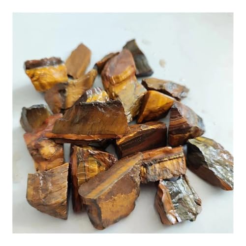YZWRWRMKTB 100g 2-4cm Tiger Eye Stone Raw Stone Rough Quartz Crystal YZWRWRMKTB 100g 2-4cm Tiger Eye Stone Raw Stone Rough Quartz Crystal von YZWRWRMKTB
