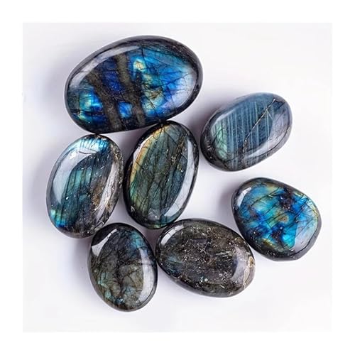 YZWRWRMKTB 1pcs 30-80g Labradorite Palm Stone Crystal - Polished Stone YZWRWRMKTB 1pcs 30-80g Labradorite Palm Stone Crystal - Polished Stone von YZWRWRMKTB