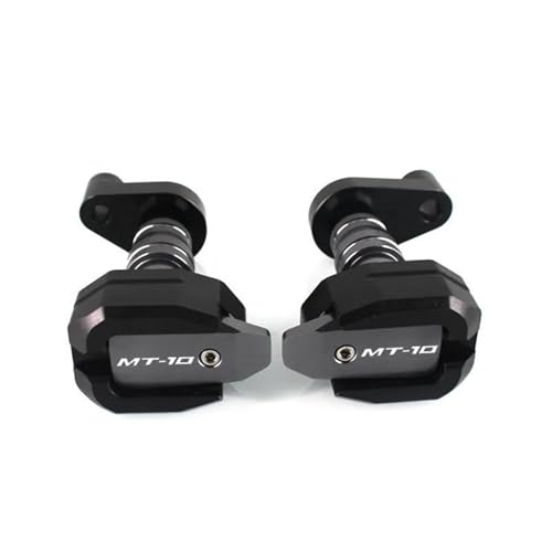 Motorrad-Rahmengleiter, Crash-Protection-Pad Für Yamaha MT10 MT-10 MT 10 2013-2018, Anti-Kollisions-Absturzschutz Motorrad-Rahmengleiter, Sturzschutz(Titan) von YZXOOP