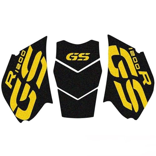 Tank-Traction-Pads Motorrad-Tankaufkleber Für B&MW R1200GS Adventure R1200 R 1200 GS ADV 2005 2006 2007 2008 2009 2010 2011 2012 Tankaufkleber, Schutz-Tankpad Motorrad-Tank Tankschutz-Aufkleber(Satz 2 von YZXOOP