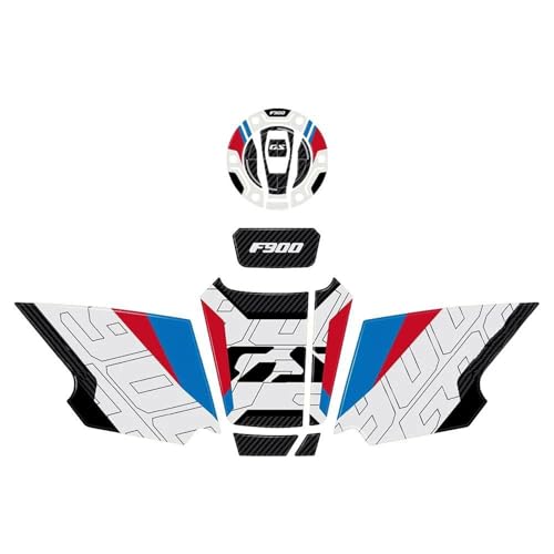 YZXOOP Tank-Traction-Pads Motorrad-Tankaufkleber Für B&MW F900GS F 900 F900 GS 2024 Tankschutz rutschfest Motorrad-Tank Tankschutz-Aufkleber(Satz 2) von YZXOOP