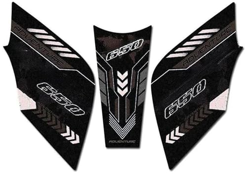 YZXOOP Tank-Traction-Pads Motorrad-Tankaufkleber Für Suzuki Vstrom DL650 DL V-Strom 650 XT Tankschutz Motorrad-Tank Tankschutz-Aufkleber(Satz 1) von YZXOOP