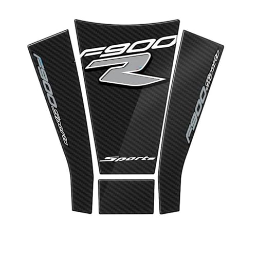 YZXOOP Tankschutzpad für Motorräder Seitlicher Tankaufkleber Für Motorrad, Für B&MW F900R F900 R F 900 R F 900R 2020 2021, Tankschutz-Pad-Aufkleber Rutschfestes Tankpad(Titan) von YZXOOP