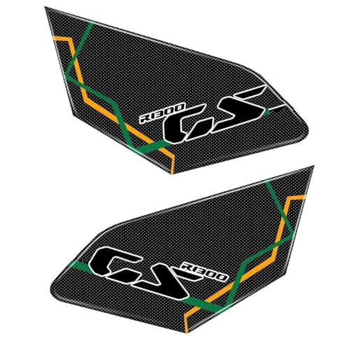 YZXOOP Tankschutzpad für Motorräder Seitlicher Tankaufkleber Für Motorräder Für B&MW R1300GS R 1300 GS R 1300 GS 2024 Tankschutz-Traktionspad-Aufkleber Rutschfestes Tankpad(Farbe 4) von YZXOOP