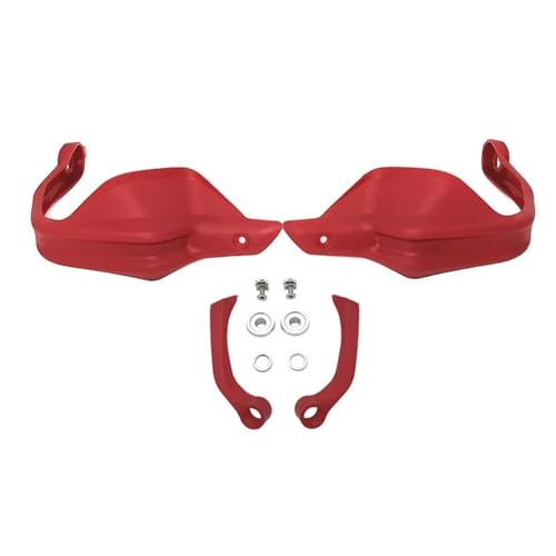 YZXOOP Winddichter Handschütze Motorrad-Handschützer Handschützer Für B&MW R1250GS R 1250 GS LC R1250 GS 2019 2020 2021 2022 2023 Lenker Winddichter Handbügel Lenker-Griffschutzschild(Rot A) von YZXOOP