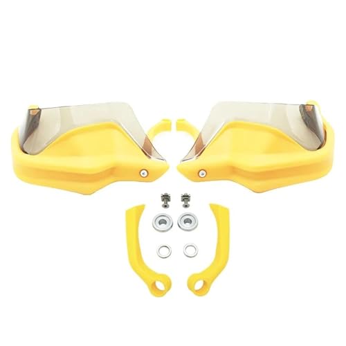 YZXOOP Winddichter Handschütze Motorrad-Handschützer Handschützer Für B&MW R1250GS R 1250 GS LC R1250 GS 2019 2020 2021 2022 2023 Lenker Winddichter Handbügel Lenker-Griffschutzschild(Yellow D) von YZXOOP
