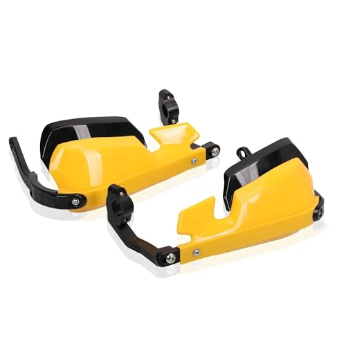 YZXOOP Winddichter Handschütze Motorrad Handschutz Windschutzscheibe Für Suzuki V-Strom DL650 DL800 DL1050 DL 600 800 1050 Wind Kalt Lenker Schutz Protector Lenker-Griffschutzschild(Gelb) von YZXOOP