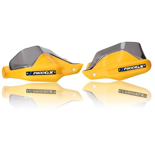 YZXOOP Winddichter Handschütze Motorrad-Lenker-Windschutzscheibe Für B&MW F800GS F800 GS F 800GS F 800 GS 2024 2025 Handschutzschild Handschutzschutz Lenker-Griffschutzschild(Farbe F) von YZXOOP