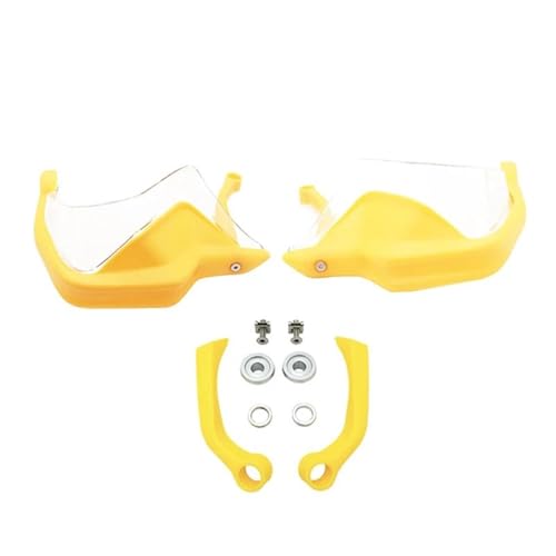 YZXOOP Winddichter Handschütze Motorrad-Lenker-Windschutzscheibe Für B&MW F900R F900XR F 900R F 900XR 2019 2020 2021-2023 Handschutzschild Handschutzschutz Lenker-Griffschutzschild(Gelb C) von YZXOOP