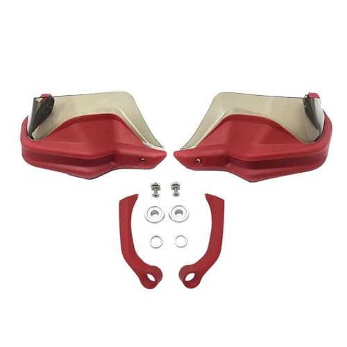 YZXOOP Winddichter Handschütze Motorrad-Lenker-Windschutzscheibe Für B&MW F900R F900XR F 900R F 900XR 2019 2020 2021-2023 Handschutzschild Handschutzschutz Lenker-Griffschutzschild(Red D) von YZXOOP