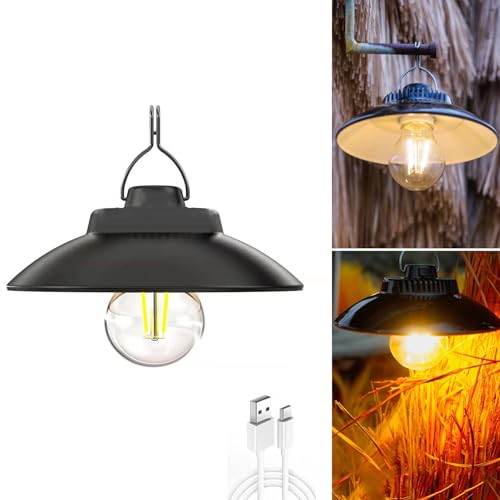 YZYOE LED Outdoor Solar Warmes Licht Camping Licht, Wasserdichte Solar und USB betriebene Retro Hof Beleuchtung, 2 Mode Tragbares Notlicht mit Haken. YZYOE LED Outdoor Solar Warmes Licht Camping Licht, Wasserdichte Solar und USB betriebene Retro Hof Beleuchtung, 2 Mode Tragbares Notlicht mit Haken. von YZYOE