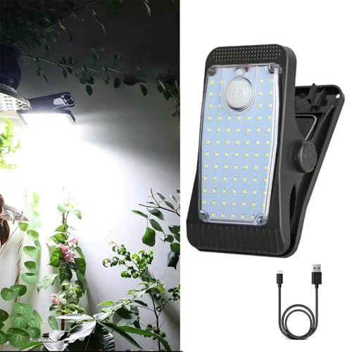 YZYOE Neue verbesserte 73 LED Solar Clip Licht im Freien, tragbare Beleuchtung mit Bewegungssensor, Wasserdichte Solar&USB angetriebene Hof Atmosphäre dekorative Lichter,3 Modes Pfad Licht. YZYOE Neue verbesserte 73 LED Solar Clip Licht im Freien, tragbare Beleuchtung mit Bewegungssensor, Wasserdichte Solar&USB angetriebene Hof Atmosphäre dekorative Lichter,3 Modes Pfad Licht. von YZYOE