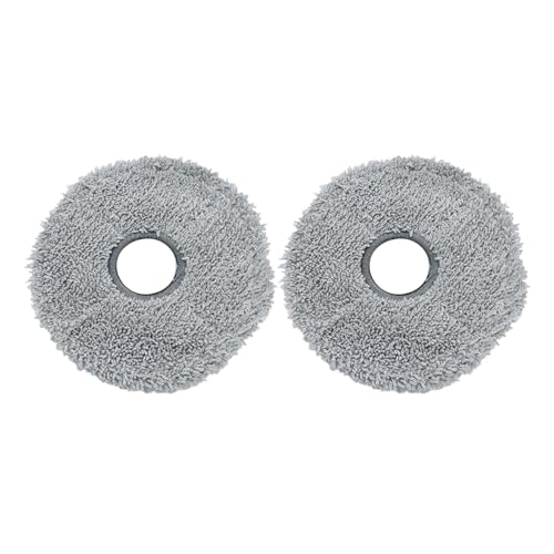 YZZLBTTY 2 Stück Mikrofaser-Mopp-Tuchpads, Geeignet, Kompatibel Mit Dream, Me W10s W10s Pro Kehrroboter-Staubsauger, Trocken- Und Nassgebrauch, Mopp-Tücher, Zubehör-Ersatz(B) von YZZLBTTY