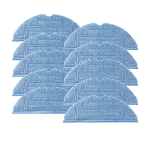 YZZLBTTY Ersatz for Waschbare Und Wiederverwendbare Wischtuch-Pads, Kompatibel Mit Roborock, S7 S7MaxV Ultra Staubsaugerteilen, Ersatz for Weiche Mikrofaser-Pads(10PCS) von YZZLBTTY