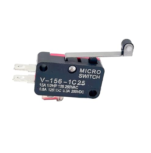 1 stücke V-151-1C25 V-152-1C25 V-153-1C2515A 250 V/125 V AC SPDT Momentary Snap Action Grenze Taste Schalter(V-156-1C25) von YZZMY