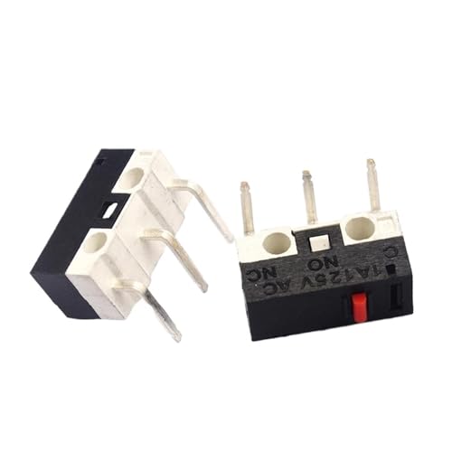 10 STÜCKE Endschalter Momentary Push Button Switch 1A 125 V AC Maus Schalter 3 Pins Lange Griff Roller Lever Arm SPDT 12X6X6 MM(MS-1A-WB-L) von YZZMY