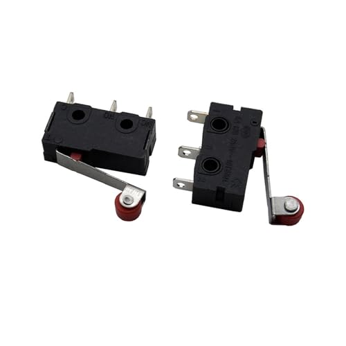 10 stücke 5A 125V250V KW12 Reise Endschalter KW11-3Z-2 Mit Griff 16mm Kontaktieren Taste schalter KW12-N 2Pin/3Pin KW12-A NO/NC(Pulley) von YZZMY