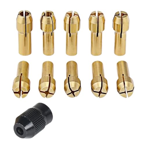 11 Teile/los Bohrfutter Spannzange Set 0,5-3,2mm Spannfutter M8 * 0,75mm Mutter Bohrer Keyless Bit Chuck schaft Dreh Werkzeug Schnell Ändern 11 Teile/los Bohrfutter Spannzange Set 0,5-3,2mm Spannfutter M8 * 0,75mm Mutter Bohrer Keyless Bit Chuck schaft Dreh Werkzeug Schnell Ändern von YZZMY