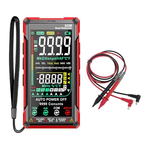 622B Digital-Multimeter Elektrische Werkzeug 10A Tester Meter Reichweite True RMS DC/AC 9999 Multitester Mit(A Set) von YZZMY