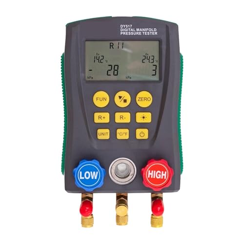 Kältemittelmessgerät HVAC Vakuum Druck Temperatur Leckagetester Klimaanlage Kaltkohle plus Flüssigkeit Digitales Manifold Gauge Kältemittelmessgerät HVAC Vakuum Druck Temperatur Leckagetester Klimaanlage Kaltkohle plus Flüssigkeit Digitales Manifold Gauge von YZZMY