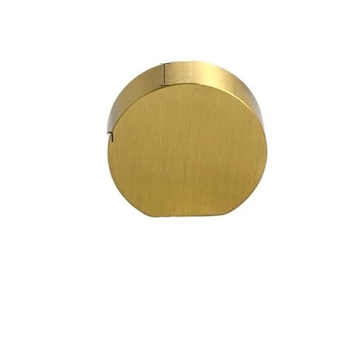 YZZMY Messing Möbelgriffe Kupfer Schrankknöpfe Kleiderschrank Kommode Schubladenknöpfe Küchenschrank Stil Türgriff Zieht(Ear Shape M) von YZZMY