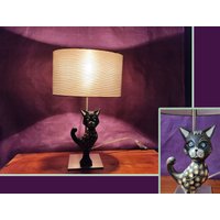 Katzenlampe, Dekorative Beleuchtung, Vintage von YaKuzolaDesign