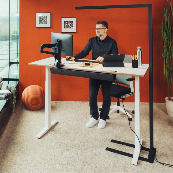 Yaasa Desk Expert Schreibtisch | Gestell weiß | el. höhenverstellbar | Konfig... von Yaasa