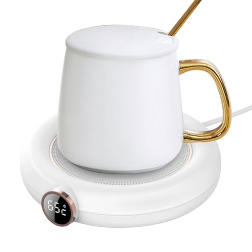 Tassenwärmer elektrisch,Tassenwärmer USB,mit 3 Temperaturstufen,Kaffeewärmer Getränkewärmer Tassenwärmer für Kaffee, Milch,Tee, Automatische Abschaltung,Mug Warmer Cup Warmer für Zuhause und im Büro von Yaasier