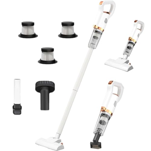 Yaasier Akku Staubsauger, 3 in 1 Staubsauger Kabellos mit Selbststehende, Stabstaubsauger zu 50Min Laufzeit, Leichter Stabstaubsauger ideal für Tierhaare, Auto und Teppich Yaasier Akku Staubsauger, 3 in 1 Staubsauger Kabellos mit Selbststehende, Stabstaubsauger zu 50Min Laufzeit, Leichter Stabstaubsauger ideal für Tierhaare, Auto und Teppich von Yaasier
