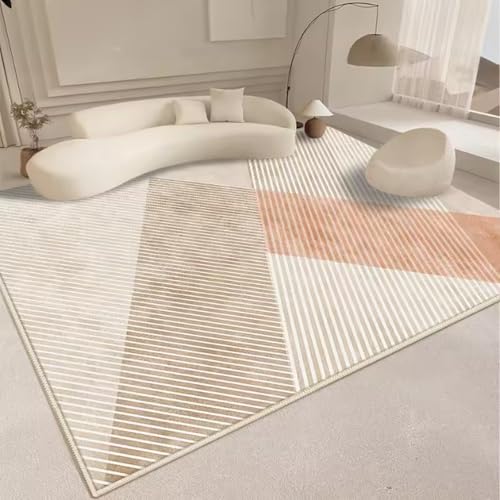 Wohnzimmer Gestreifter Teppich Home Dekorativer Teppich Schlafzimmer Nachttisch Fußmatte Eingangsbereich Fußmatte 160x200cm von Yaaxinb