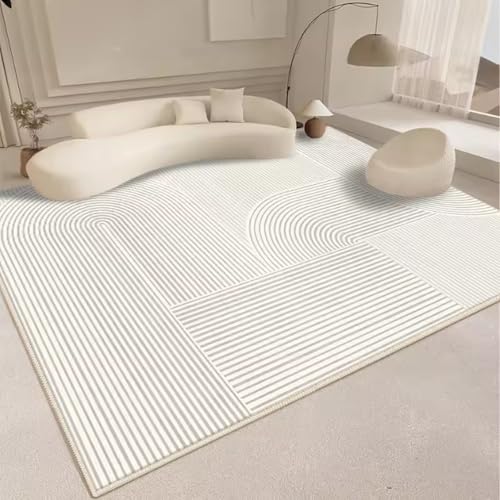 Wohnzimmer Gestreifter Teppich Home Dekorativer Teppich Schlafzimmer Nachttisch Fußmatte Eingangsbereich Fußmatte 160x200cm von Yaaxinb