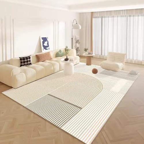 Wohnzimmer Gestreifter Teppich Home Dekorativer Teppich Schlafzimmer Nachttisch Fußmatte Eingangsbereich Fußmatte 160x230cm von Yaaxinb