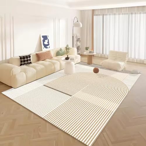 Wohnzimmer Gestreifter Teppich Home Dekorativer Teppich Schlafzimmer Nachttisch Fußmatte Eingangsbereich Fußmatte 160x230cm von Yaaxinb