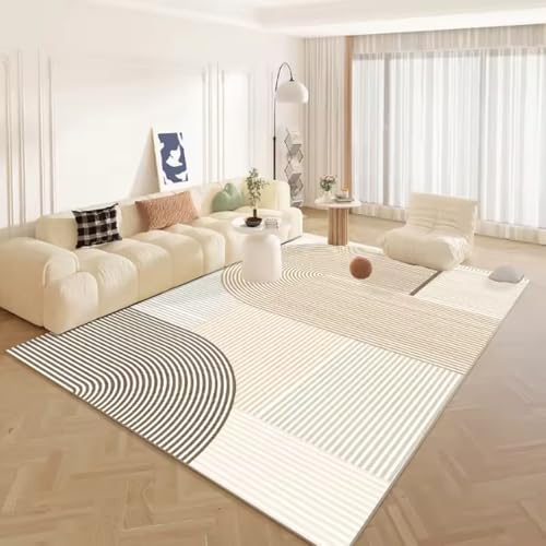 Wohnzimmer Gestreifter Teppich Home Dekorativer Teppich Schlafzimmer Nachttisch Fußmatte Eingangsbereich Fußmatte 200x300cm von Yaaxinb