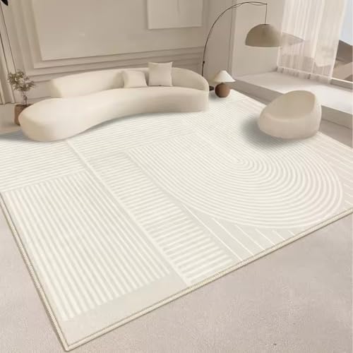 Wohnzimmer Gestreifter Teppich Home Dekorativer Teppich Schlafzimmer Nachttisch Fußmatte Eingangsbereich Fußmatte 80x120cm von Yaaxinb