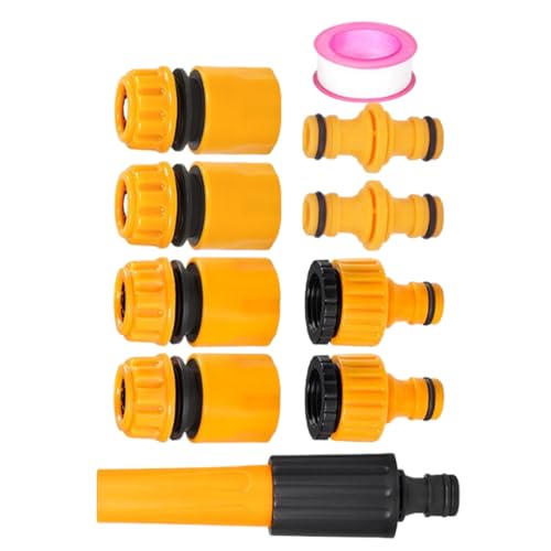 Yabauuop Gartenschlauch Schnellkupplung - Dichte Gartenschlauch Schnellkupplung | Wetterfeste Kupplung Verbinder Für Wasserhahn Sprinkler Gewächshaus Pool Auto Outdoor von Yabauuop