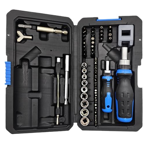 Yabauuop Ratsche Schraubendreher Set Magnetisch | 69-Teiliges Magnetisches Kompaktratschen-Set | Präzisionswerkzeug Mit Rutschfestem Ergonomischem Griff Für Haushalt Elektro Sanitär Kfz Yabauuop Ratsche Schraubendreher Set Magnetisch | 69-Teiliges Magnetisches Kompaktratschen-Set | Präzisionswerkzeug Mit Rutschfestem Ergonomischem Griff Für Haushalt Elektro Sanitär Kfz von Yabauuop