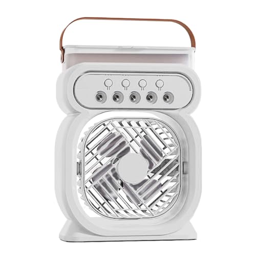 Yabauuop Tragbarer Nebellüfter | Persönlicher Desktop Tischventilator mit Vernebelung,Aufladbarer Luftbefeuchter Ventilator Für Camping Outdoor Schlafzimmer Picknick Sommer Yabauuop Tragbarer Nebellüfter | Persönlicher Desktop Tischventilator mit Vernebelung,Aufladbarer Luftbefeuchter Ventilator Für Camping Outdoor Schlafzimmer Picknick Sommer von Yabauuop