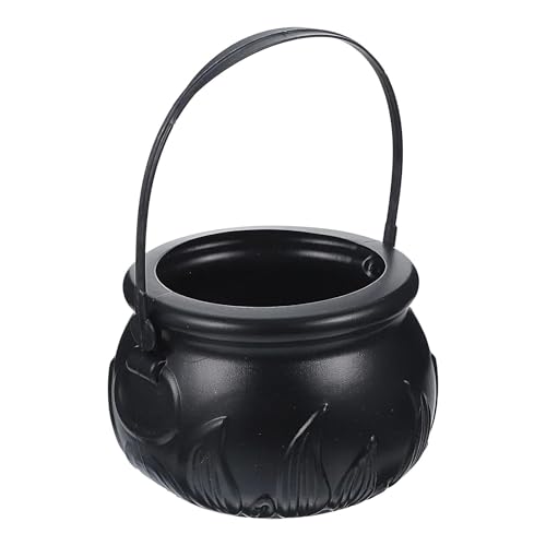 Yabauuop klei-ner Hexenkessel Für Halloween,14 cm, Schwarzer Halloween-Kessel, Süßigkeitenbehälterhalter Mit Griff, Hexenkessel Für Halloween-, Partygeschenk-Dekoration, Halloween-Süßigkeitenschale Yabauuop klei-ner Hexenkessel Für Halloween,14 cm, Schwarzer Halloween-Kessel, Süßigkeitenbehälterhalter Mit Griff, Hexenkessel Für Halloween-, Partygeschenk-Dekoration, Halloween-Süßigkeitenschale von Yabauuop