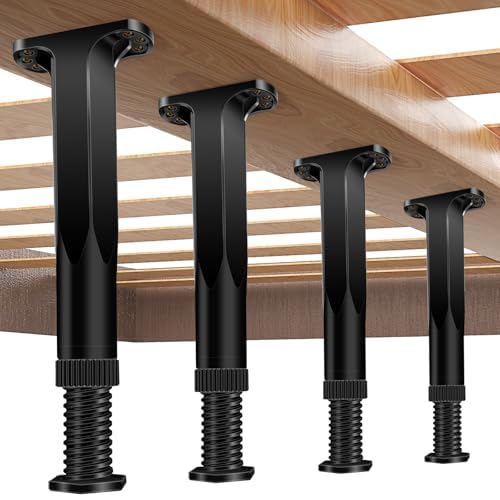 Yabound Möbelfüße Füße für Möbel, 4 Stück Verstellbare Bettfüße 20-37 cm Einziehbare Möbelfüße, Bettbein Ersatzfüße für Schrank TV Schrank Bett Sofa Nachttisch Stuhl Yabound Möbelfüße Füße für Möbel, 4 Stück Verstellbare Bettfüße 20-37 cm Einziehbare Möbelfüße, Bettbein Ersatzfüße für Schrank TV Schrank Bett Sofa Nachttisch Stuhl von Yabound