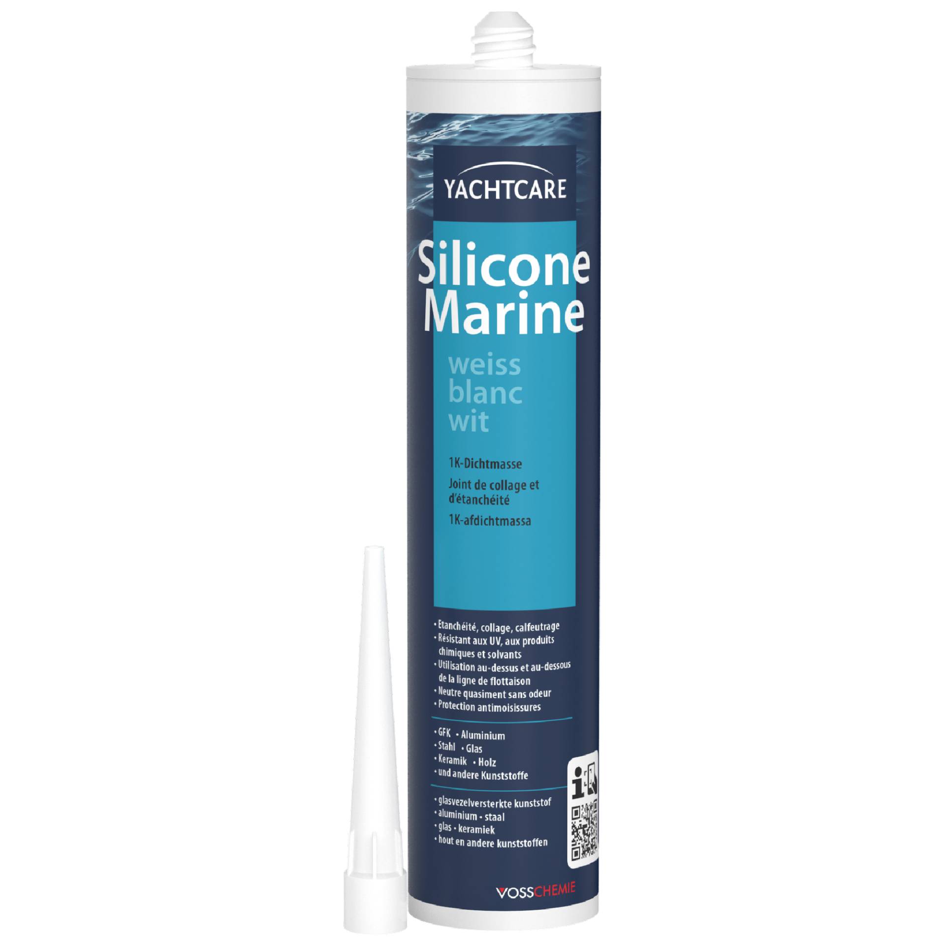 Yachtcare Silikon 'Marine' weiß 310 ml Yachtcare Silikon 'Marine' weiß 310 ml von Yachtcare