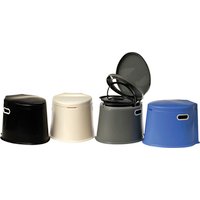 Yachticon Camping Eimertoilette, weiß, Kunststoff (PVC), für Camper - weiss von Yachticon