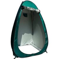 Yachticon Pop-up Toiletten -und Duschzelt, grün, Polyester, für Camper - gruen von Yachticon